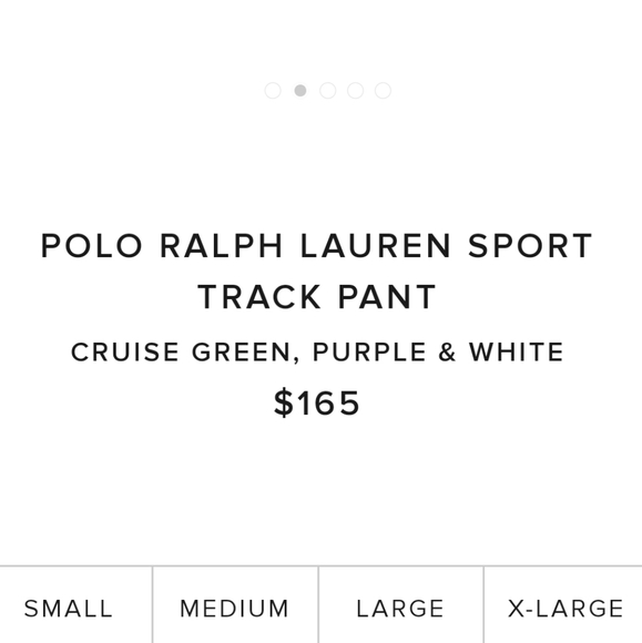 NWT Men's Ralph Lauren Polo Sport Track Pants - Picture 10 of 12